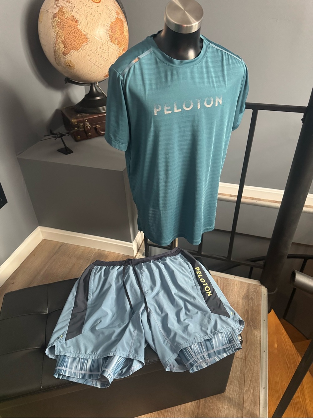 Peloton Men’s Activewear Set- Shirt & FOURLAPS Compression Short